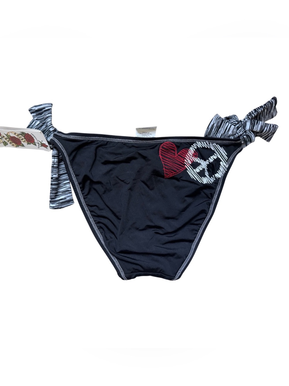 Lucky Brand Heart & Peace Bikini Bottoms